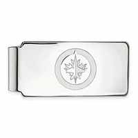 Silver Winnipeg Jets Money Clip