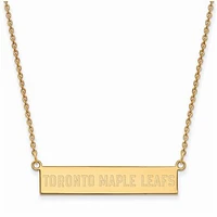 Women's Toronto Maple Leafs Gold Plated Small Bar Necklace