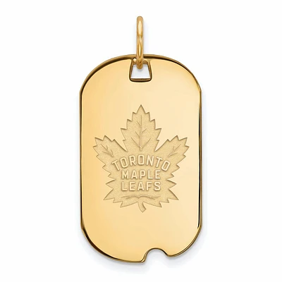 Women's Toronto Maple Leafs Gold Plated Small Dog Tag