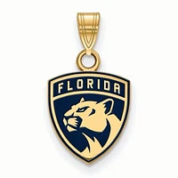 Women's Florida Panthers Gold Plated Small Enamel Pendant