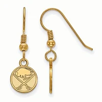 Women's Buffalo Sabres Gold Plated XS Dangle Earrings