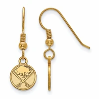 Women's Buffalo Sabres Gold Plated XS Dangle Earrings