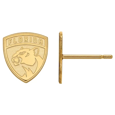 Women's Florida Panthers Gold Plated XS Post Earrings