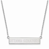 Women's Ottawa Senators Sterling Silver Small Bar Necklace