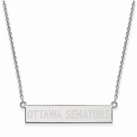 Women's Ottawa Senators Sterling Silver Small Bar Necklace
