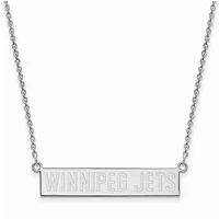 Women's Winnipeg Jets Sterling Silver Small Bar Necklace