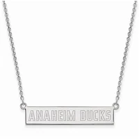 Women's Anaheim Ducks Sterling Silver Small Bar Necklace