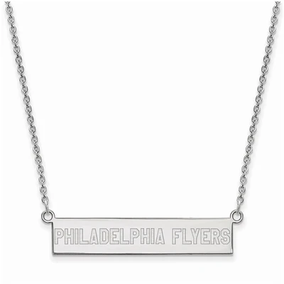 Women's Philadelphia Flyers Sterling Silver Small Bar Necklace