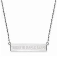 Women's Toronto Maple Leafs Sterling Silver Small Bar Necklace