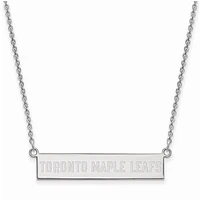 Women's Toronto Maple Leafs Sterling Silver Small Bar Necklace