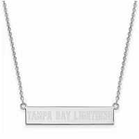 Women's Tampa Bay Lightning Sterling Silver Small Bar Necklace