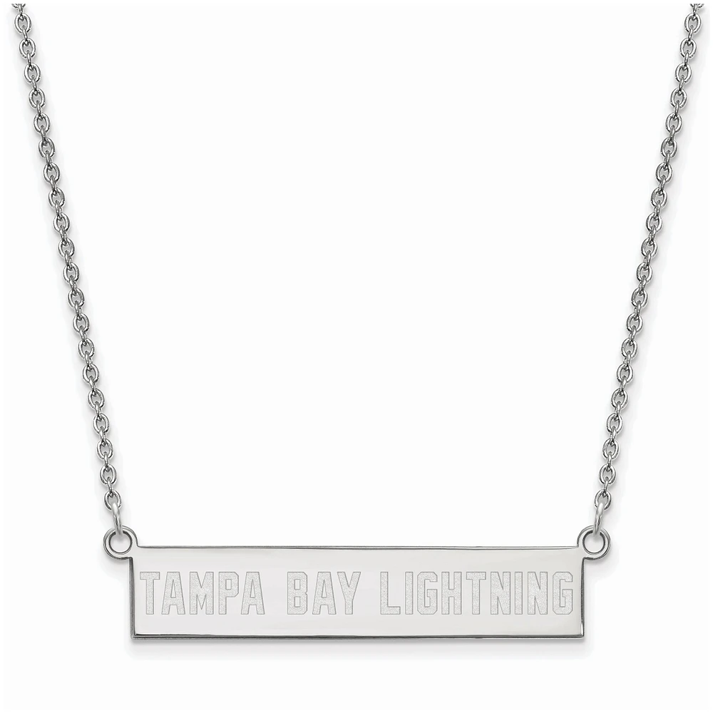 Women's Tampa Bay Lightning Sterling Silver Small Bar Necklace