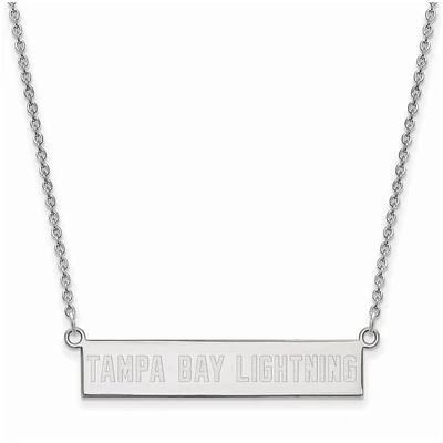 Women's Tampa Bay Lightning Sterling Silver Small Bar Necklace