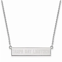 Women's Tampa Bay Lightning Sterling Silver Small Bar Necklace