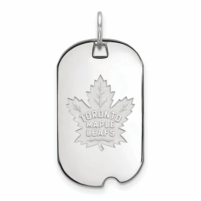 Women's Toronto Maple Leafs Sterling Silver Small Dog Tag