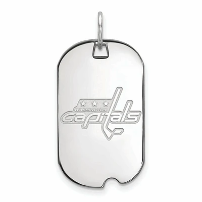 Women's Washington Capitals Sterling Silver Small Dog Tag