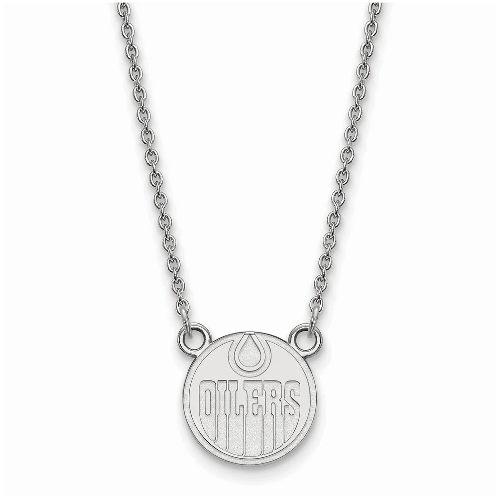 Women's Edmonton Oilers Sterling Silver Small Pendant Necklace