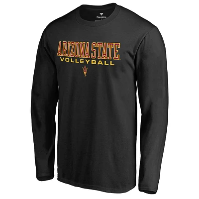 Men's Black Arizona State Sun Devils Team Unity Volleyball Long Sleeve T-Shirt