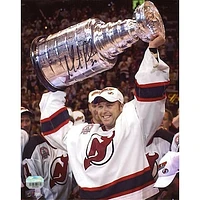 Martin Brodeur New Jersey Devils Autographed 8" x 10" Raising Cup Photograph