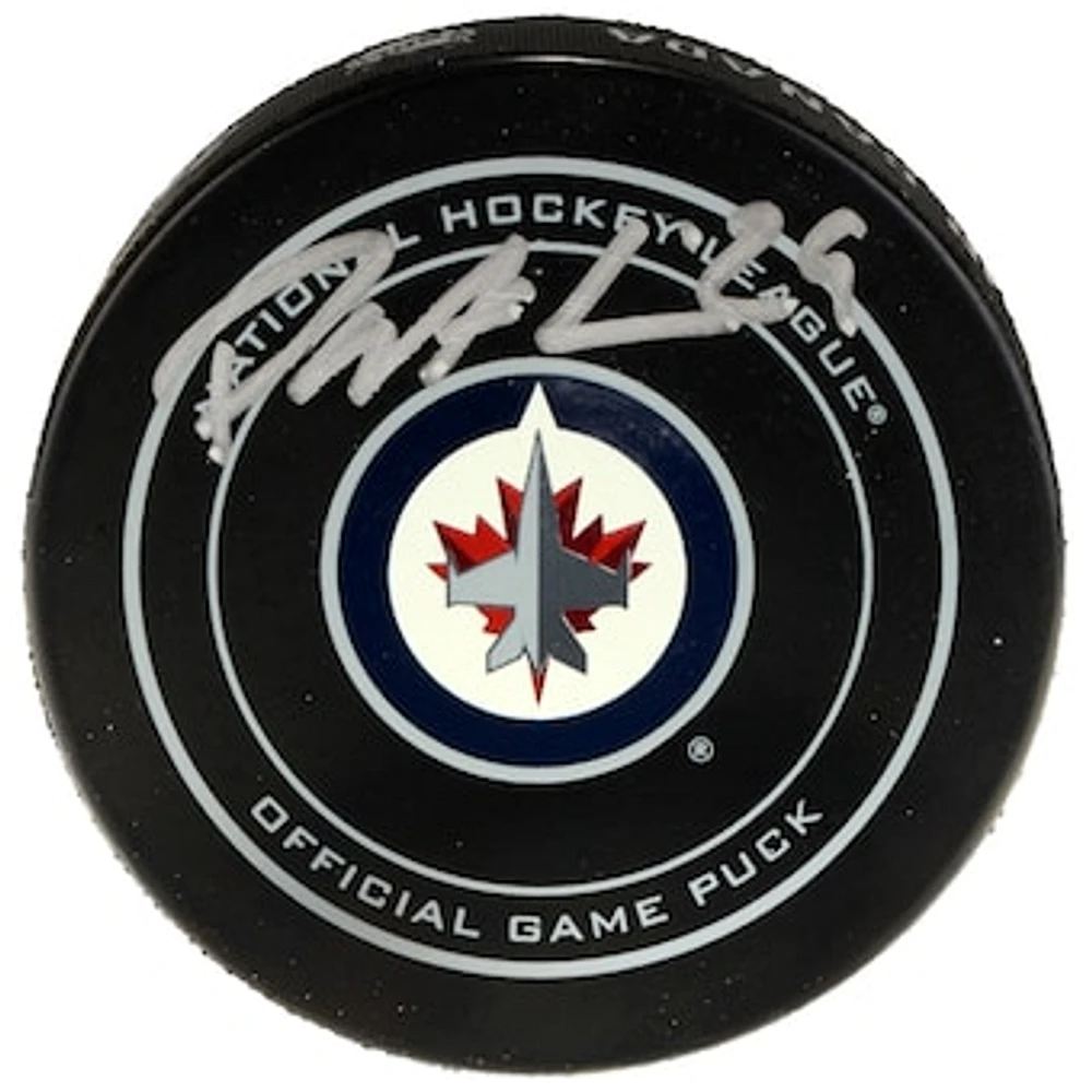 Patrik Laine Winnipeg Jets Autographed Official Game Puck