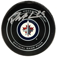 Patrik Laine Winnipeg Jets Autographed Official Game Puck