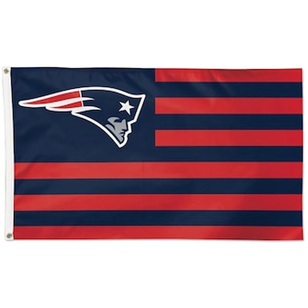 WinCraft New England Patriots 3' x 5' Americana Stars & Stripes Deluxe Flag