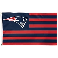 WinCraft New England Patriots 3' x 5' Americana Stars & Stripes Deluxe Flag