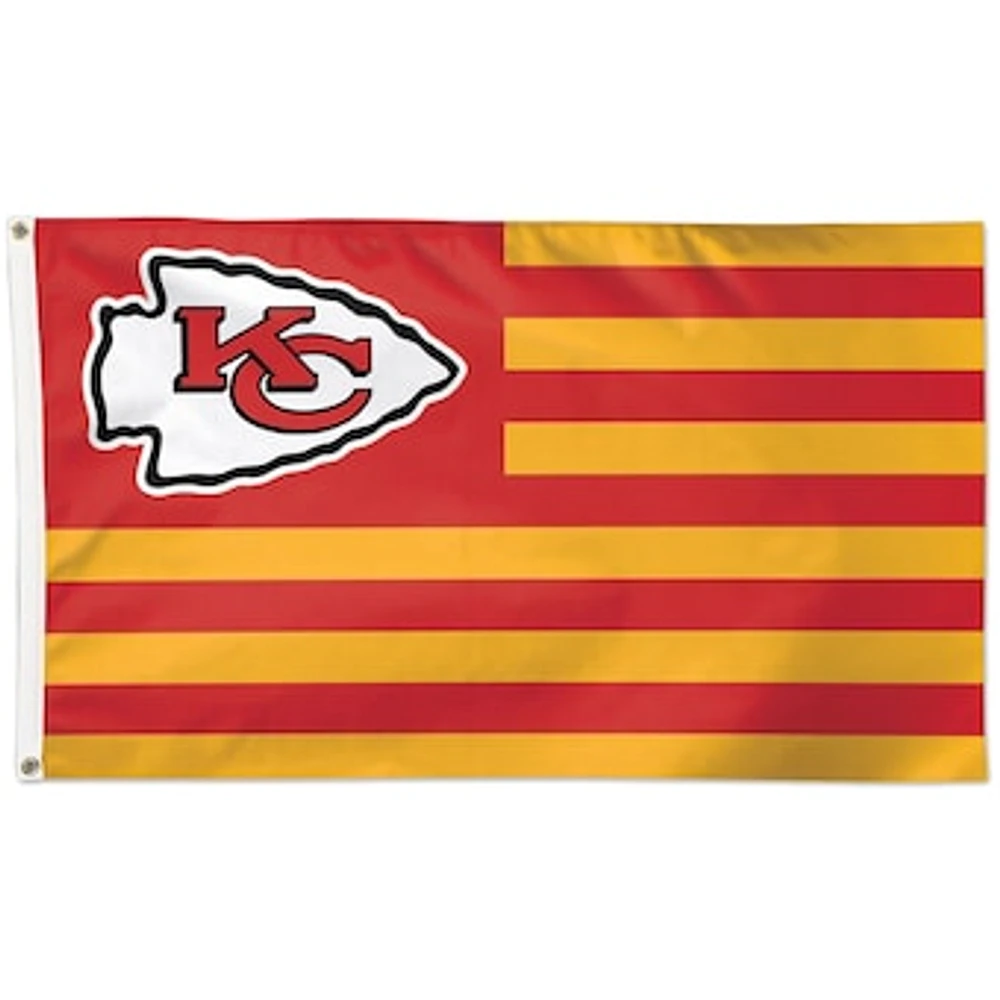 WinCraft Kansas City Chiefs 3' x 5' Americana Stars & Stripes Deluxe Flag