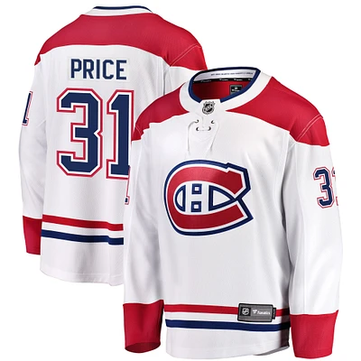 Men's Fanatics Carey Price White Montreal Canadiens Breakaway - Player Jersey