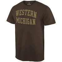 Men's Fanatics Brown Western Michigan Broncos Basic Arch Expansion T-Shirt