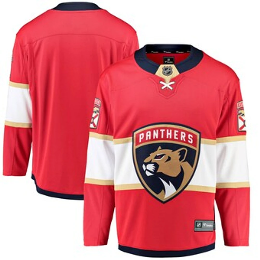 Youth Fanatics Red Florida Panthers Breakaway Home Jersey