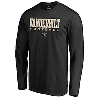 Men's Black Vanderbilt Commodores Team Unity Football Long Sleeve T-Shirt