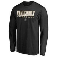 Men's Black Vanderbilt Commodores Team Unity Football Long Sleeve T-Shirt