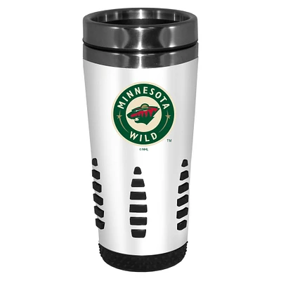 White Minnesota Wild 16oz. Huntsville Travel Mug