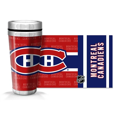 Montreal Canadiens 16oz. Full Wrap Wallpaper Travel Mug