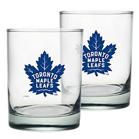 Toronto Maple Leafs 2-Pack 13.5oz. Rocks Glass Set