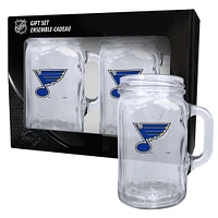 St. Louis Blues 2-Pack 16oz. Mason Mug Set