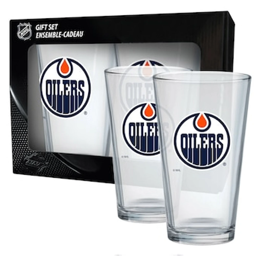 Edmonton Oilers 2-Pack 16oz. Mixing Glasses