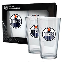 Edmonton Oilers 2-Pack 16oz. Mixing Glasses