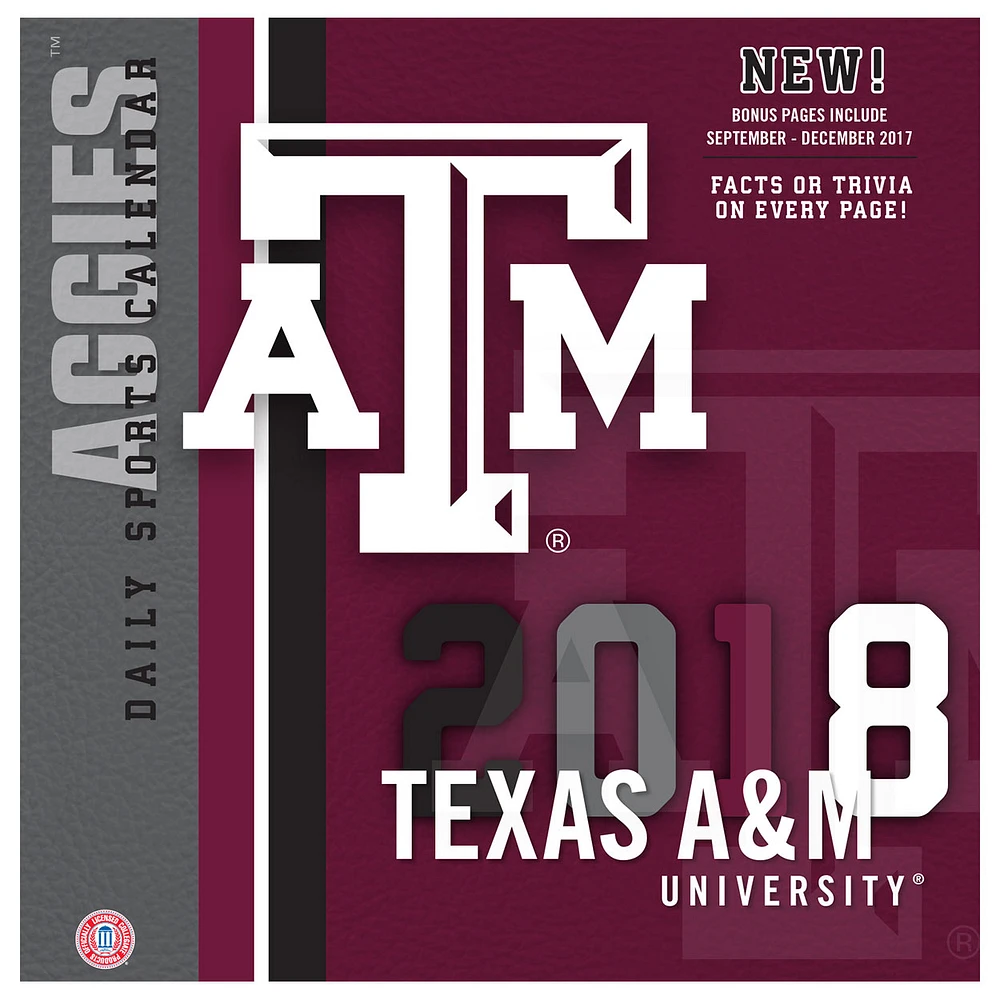 Texas A&M Aggies 2018 Box Calendar