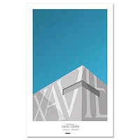 Xavier Musketeers Minimalist Cintas Center 14'' x 20'' Fine Art Print