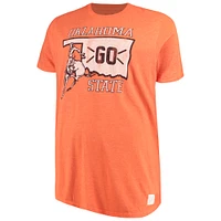 Men's Original Retro Brand Orange Oklahoma State Cowboys Big & Tall Mock Twist T-Shirt