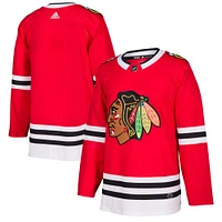 Men's adidas Red Chicago Blackhawks Authentic - Blank Jersey