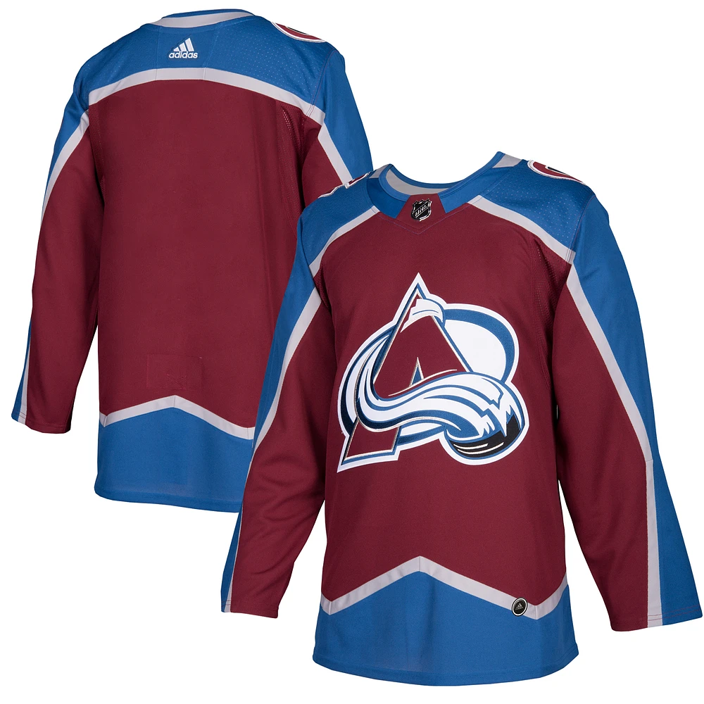 Men's adidas Burgundy Colorado Avalanche Authentic Pro - Blank Jersey