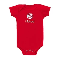 Infant Atlanta Hawks Personalized Bodysuit