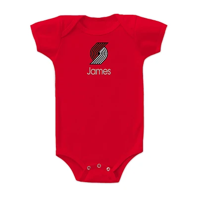 Infant Portland Trail Blazers Personalized Bodysuit