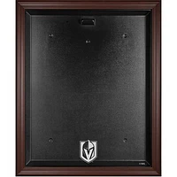 Vegas Golden Knights Brown Framed Logo Jersey Display Case