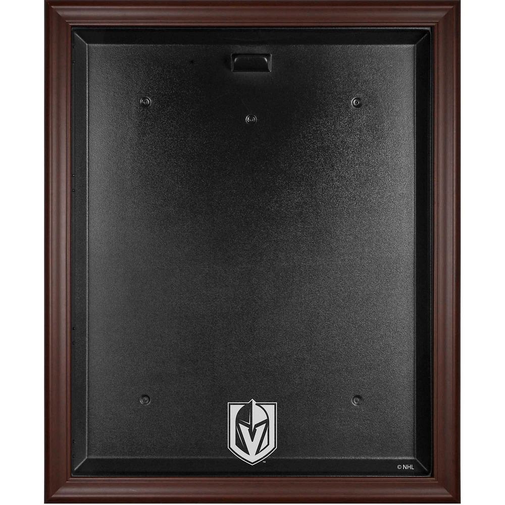 Vegas Golden Knights Brown Framed Logo Jersey Display Case