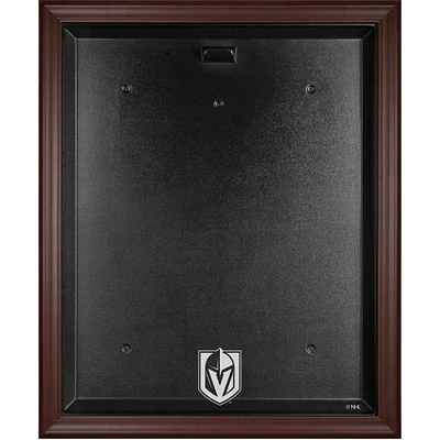 Vegas Golden Knights Brown Framed Logo Jersey Display Case