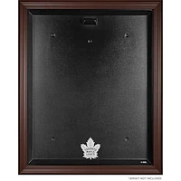 Toronto Maple Leafs (2016-Present) Brown Framed Logo Jersey Display Case